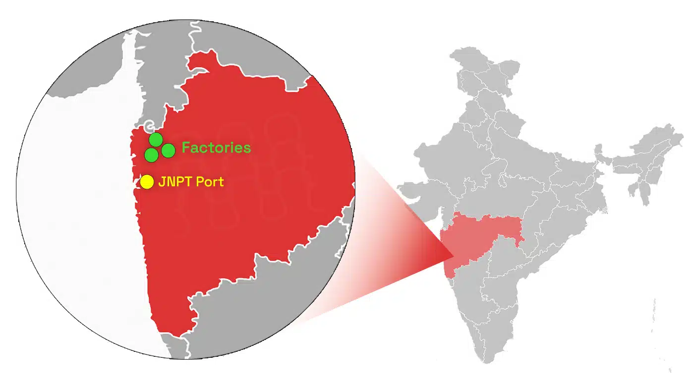 Gemini Wiremesh India Map